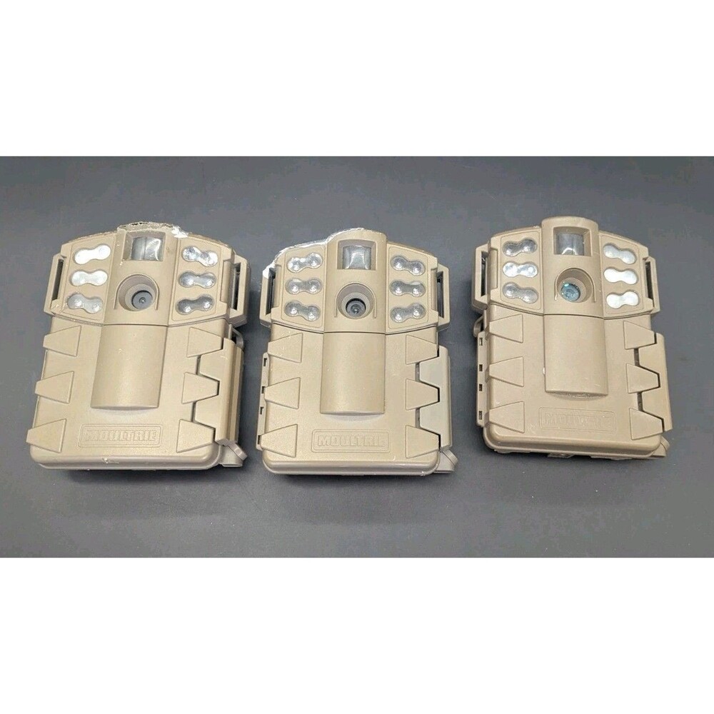 Moultrie Game Camera MCG-12688 A-5 Gen 2 Lot of 3x AS-IS FOR PARTS REPAIR READ!